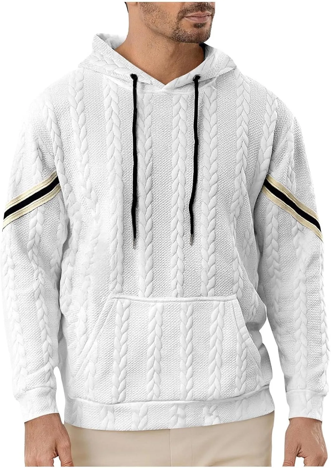 

Мужской худи Casual с длинными рукавами и кулиской