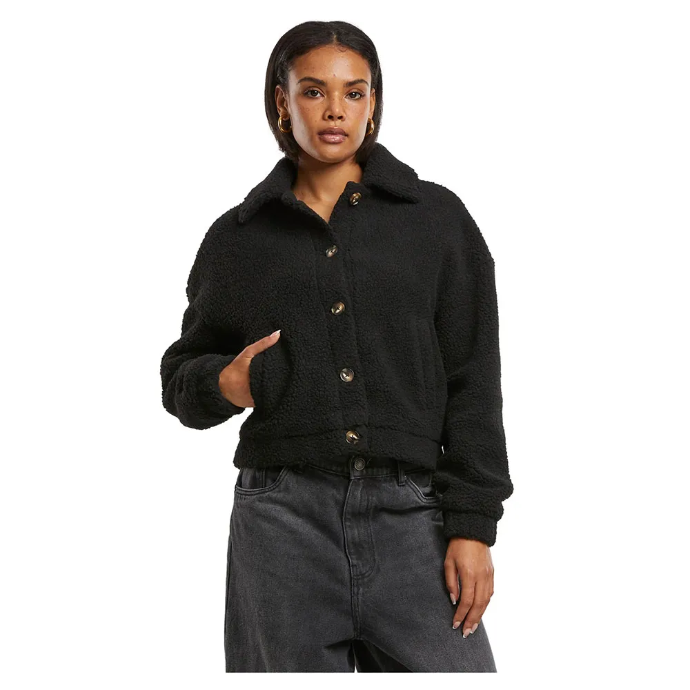 

Куртка Urban Classics Short Sherpa, черный