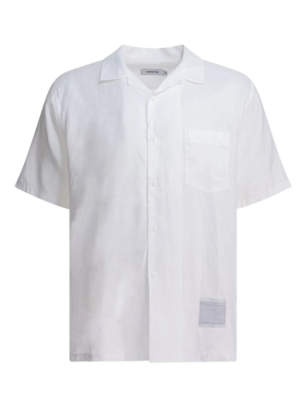 

Рубашка с льняным карманом nonnative, белый