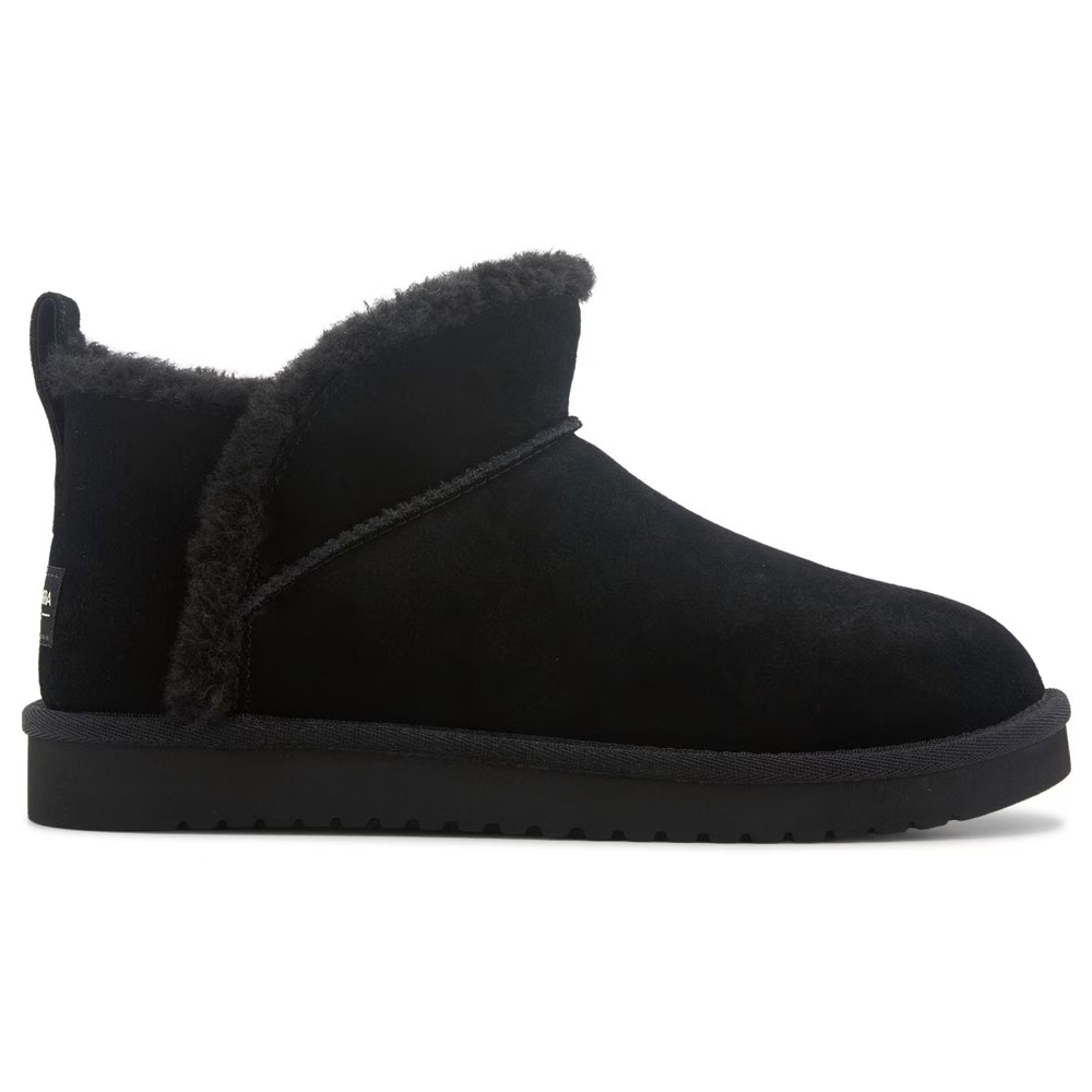 Зимние ботинки женские Ugg Koola Koolaburra короткие с мехом, черный — фото 3