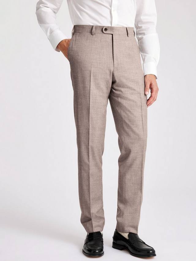 

Брюки Barberis Tailored Fit из шерсти Canonico Moss, Beige