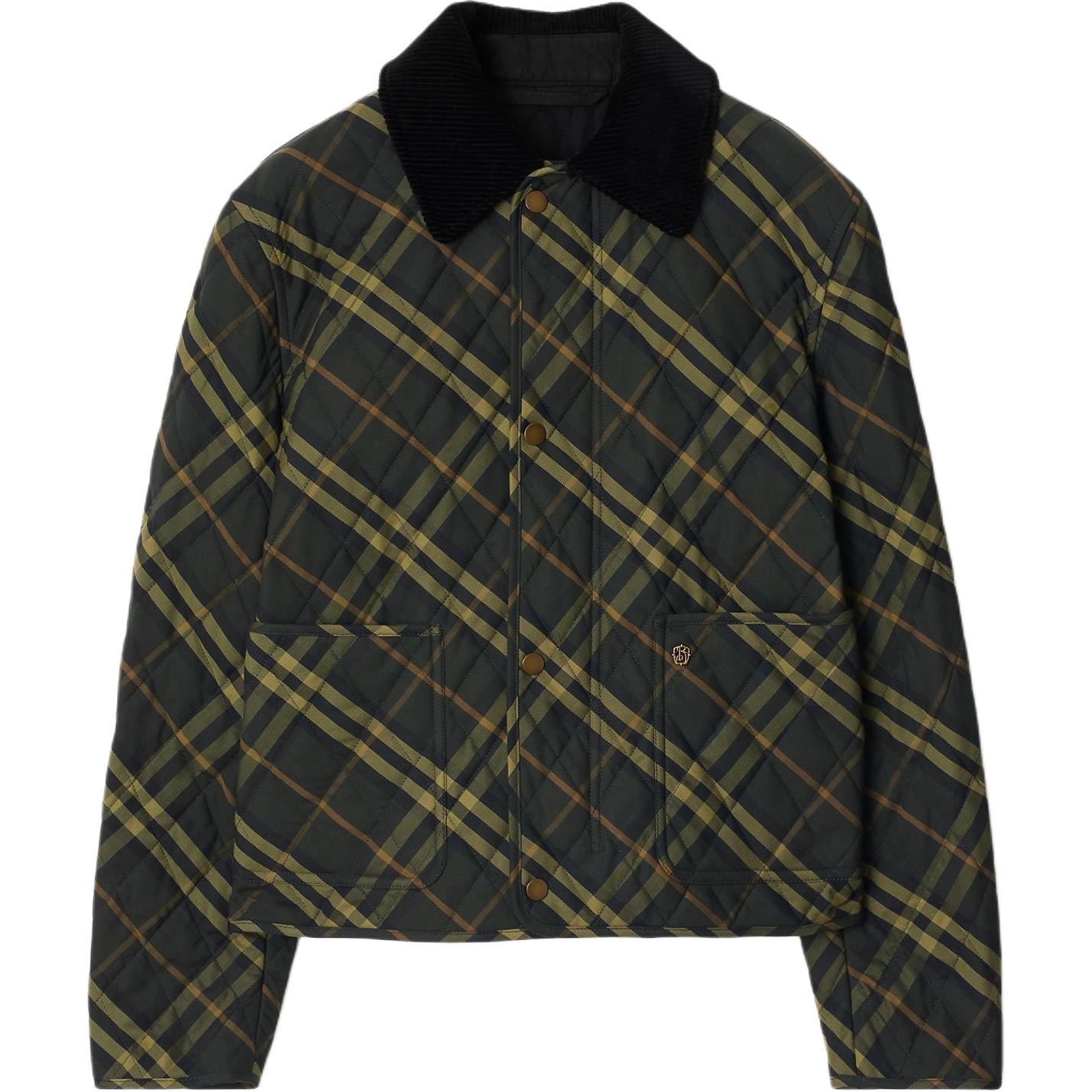 

Футболка с принтом Хлопковая куртка Burberry, Зеленая