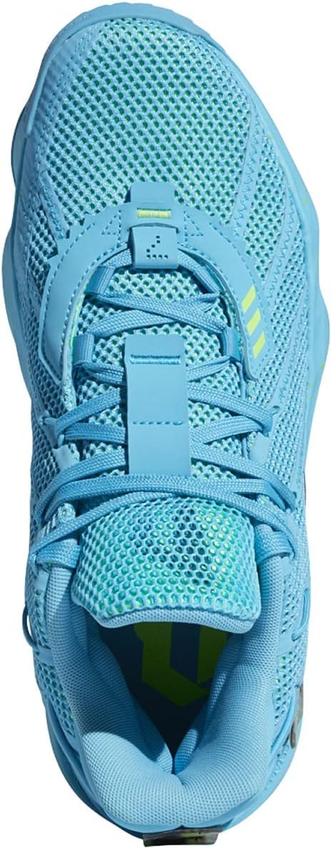Женские кроссовки Adidas Dame 7, зеленый/розовый — фото 2