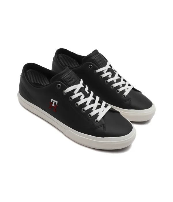Низкие кожаные кроссовки Th hi vulc street Tommy Hilfiger, синий — фото 3