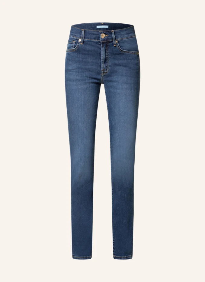 

Джинсы скинни roxanne 7 For All Mankind, серебряный