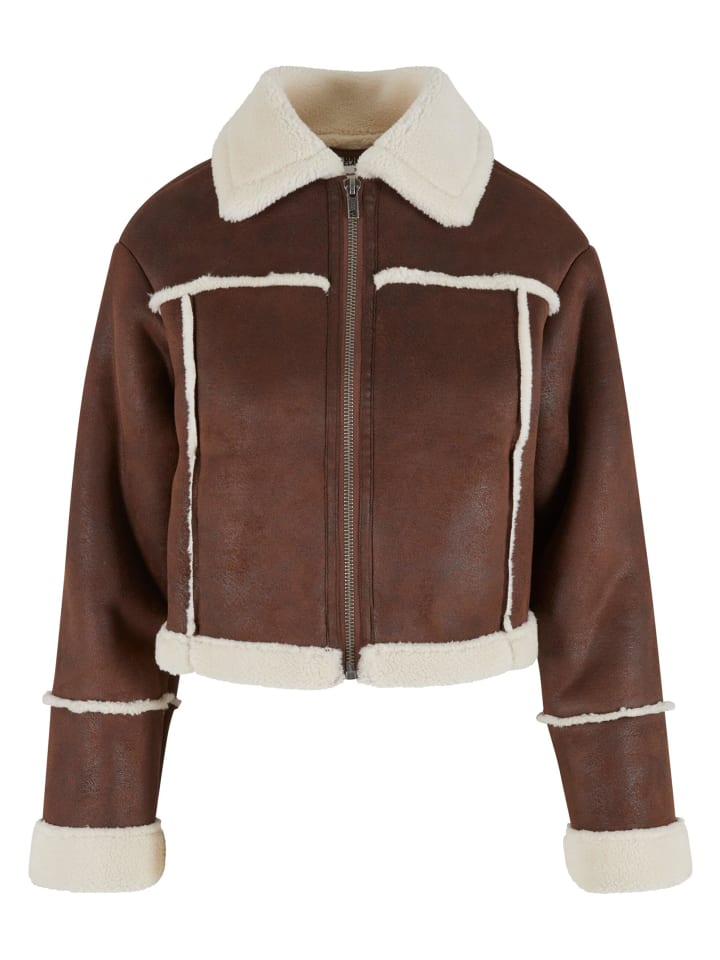 

Пуховик Urban Classics, цвет brown/whitesand