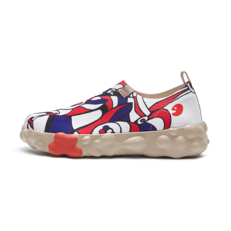 

Расписные дорожные кроссовки низкие повседневные мужские U.IN, Freege 3 (Flyknit)