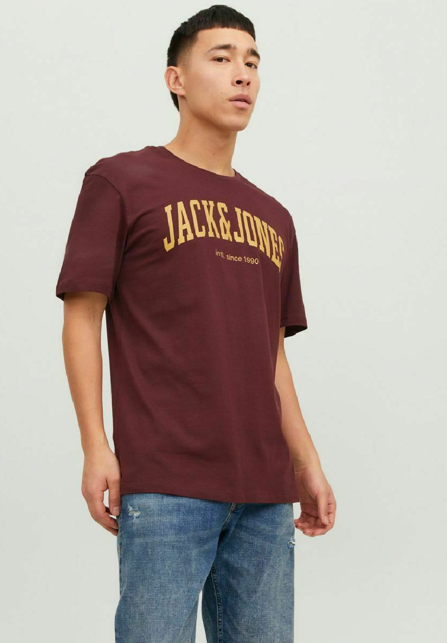 

Футболка с принтом LOGO Jack & Jones, цвет port royale