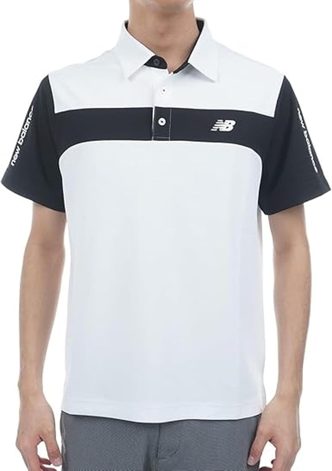 

Мужская поло-рубашка New Balance 012-5168003 с коротким рукавом (влагоотводящая, быстросохнущая, эластичная), белый