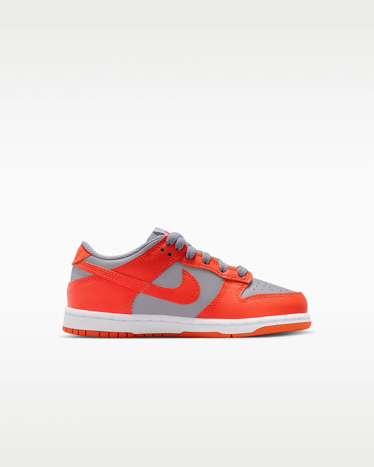 Кроссовки Nike Dunk Low для маленьких детей, Cement Grey/Team Orange/White/Team Orange — фото 3
