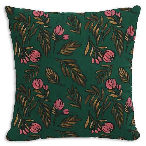 

Пуховая подушка Debris с цветочным изумрудом, 20 x 20 дюймов Sparrow & Wren, цвет Debris Floral Emerald