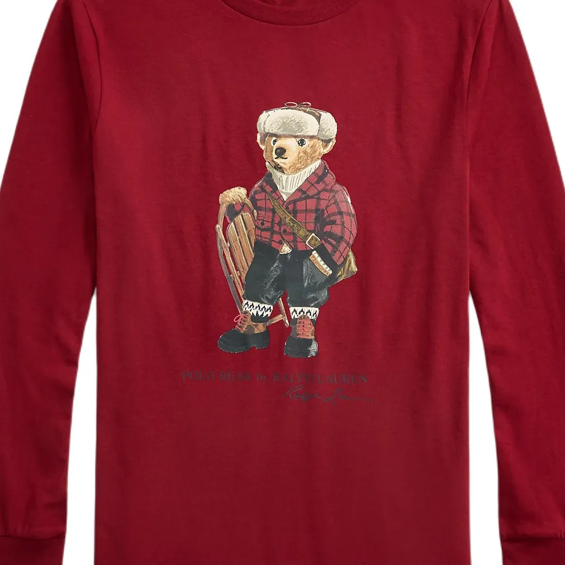 Футболка детская Polo Ralph Lauren, красный — фото 4