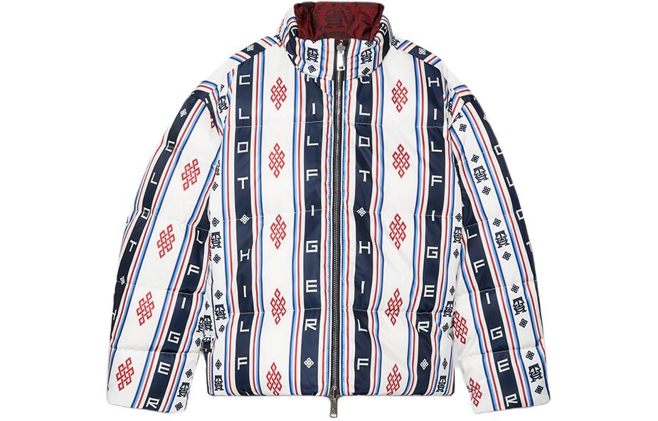 

CLOT Co-branded Model Down Jacket Unisex Crimson 0K4 Tommy Hilfiger, цвет Crimson 0K4
