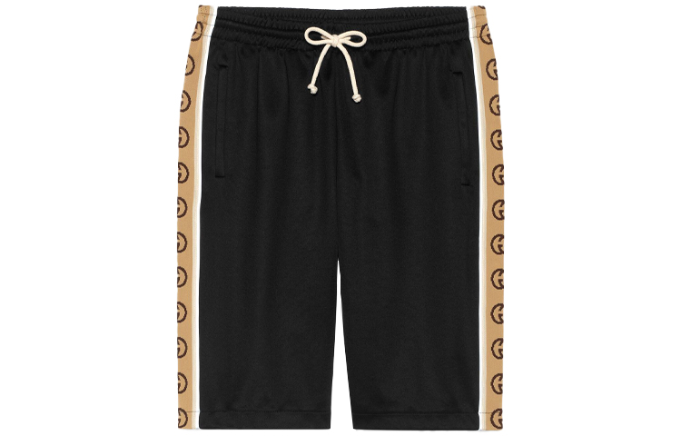 

Интерлоковые шорты G GUCCI, черные