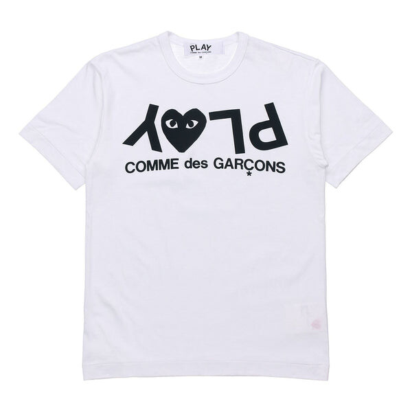 

Футболка inverted text t-shirt 'white' Comme Des Garcons Play, белый