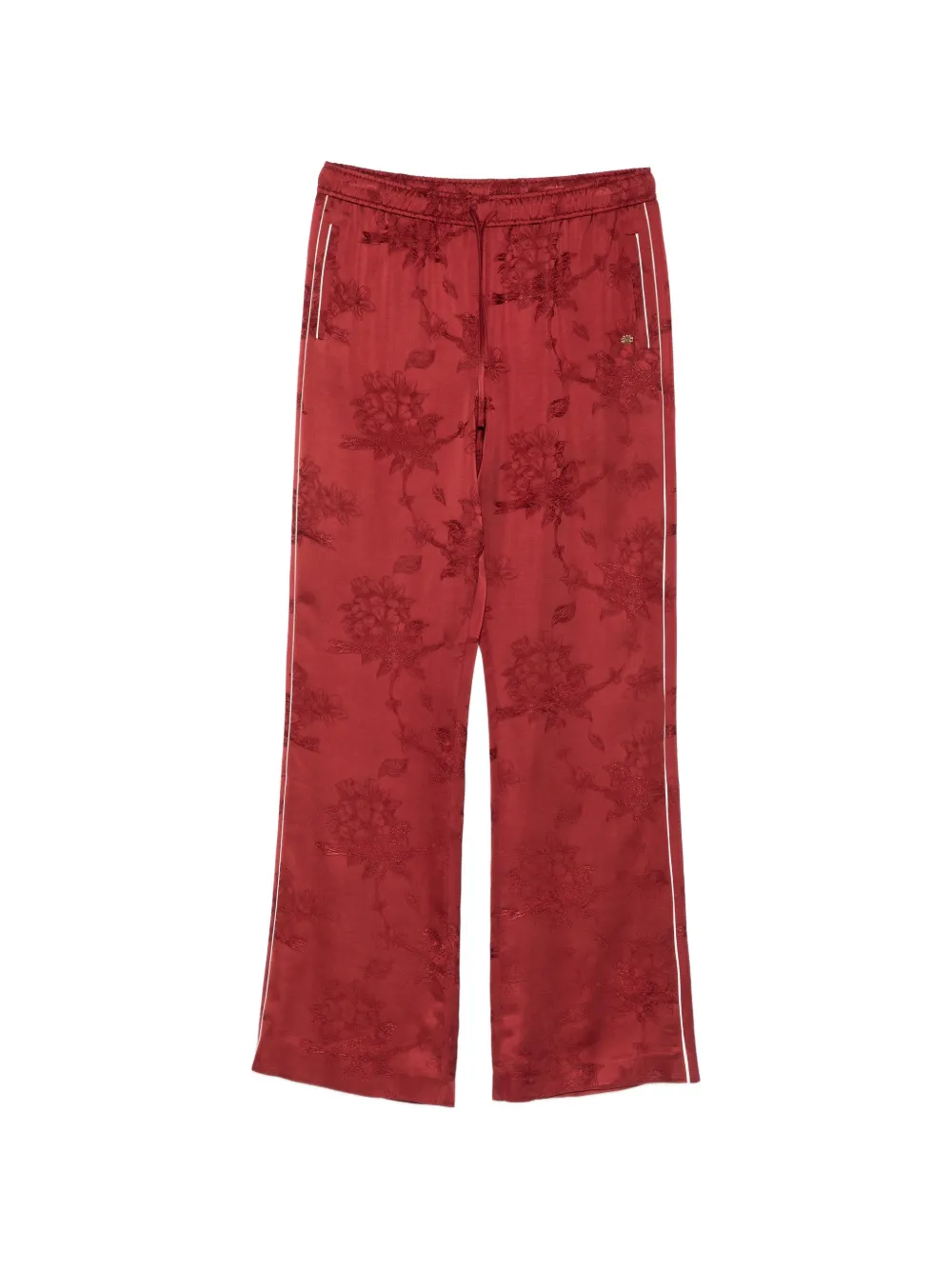 

Брюки из жаккарда с цветочным узором Amiri, красный