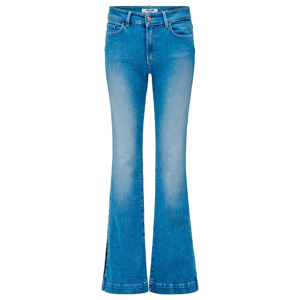 

Джинсы Salsa Jeans Destiny с расклешенной юбкой и открытым верхом, синий