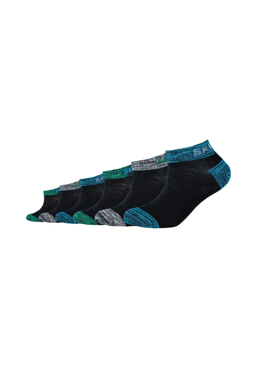 

Носки-кроссовки Skechers "носки-кроссовки, упаковка из 6 шт.", цвет морской волны