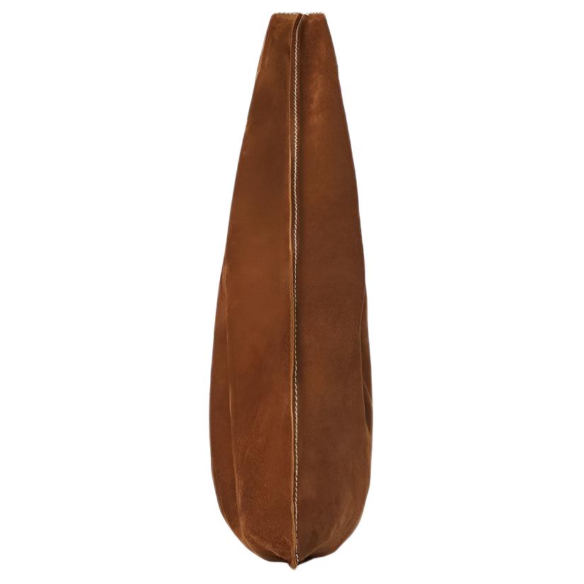 Сумка женская малая из замши телячьей кожи Tan THE ROW, basic set (bag+dust bag) — фото 4