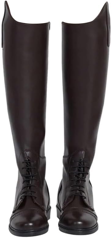 

Детские полевые сапоги TuffRider Kid's Starter с задней молнией из искусственной кожи, Mocha