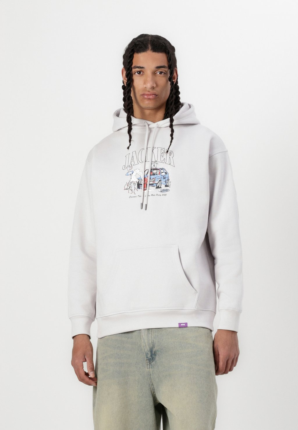 

Толстовка с капюшоном RATS PARTY HOODIE UNISEX - Sweatshirt Jacker, серый