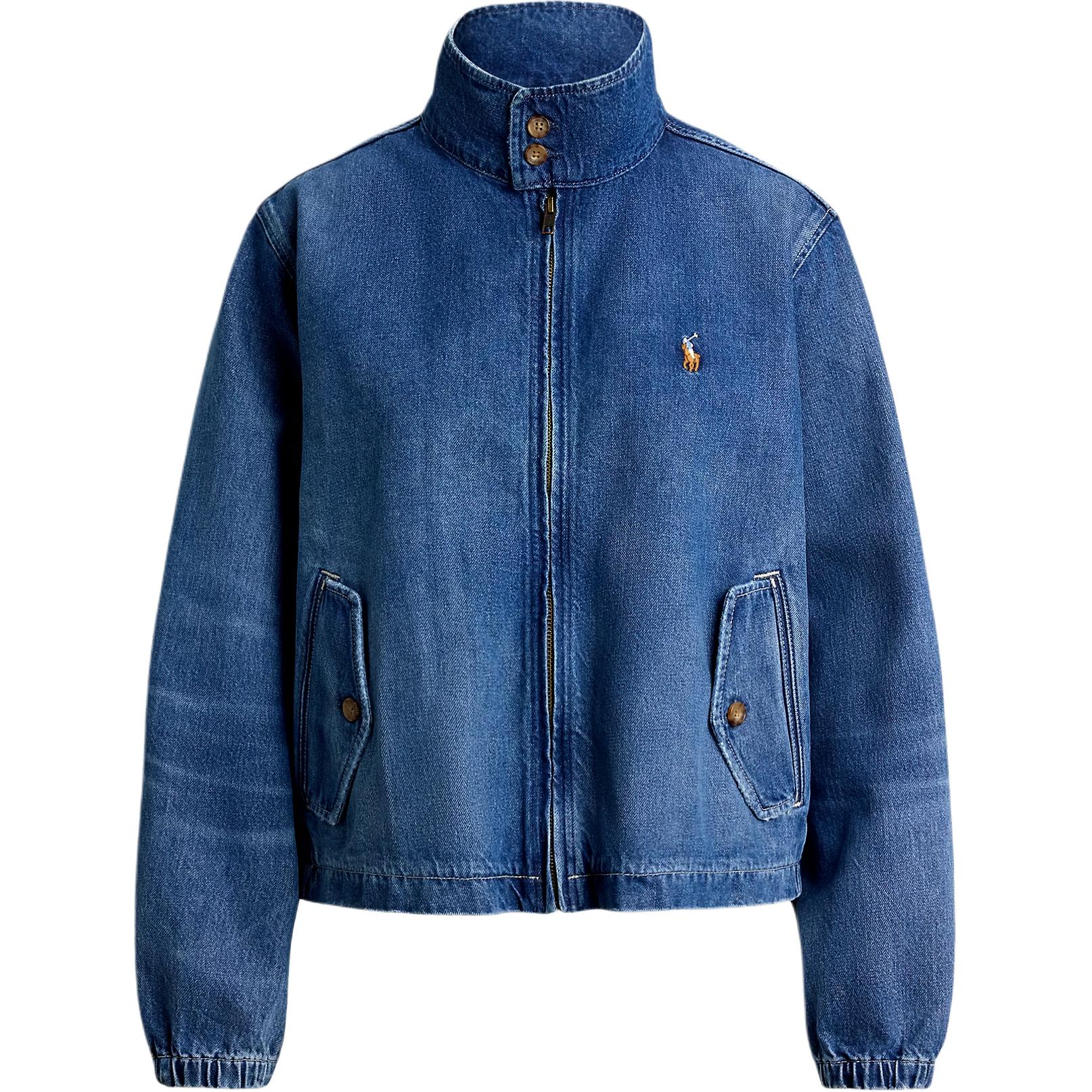 Polo Ralph Lauren Вышитая джинсовая куртка с пони, Blue — фото 3