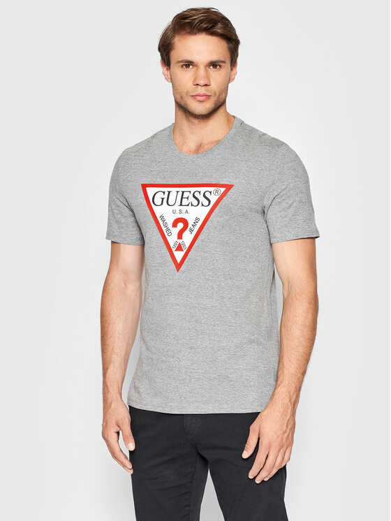 

Футболка узкого кроя Guess, серый