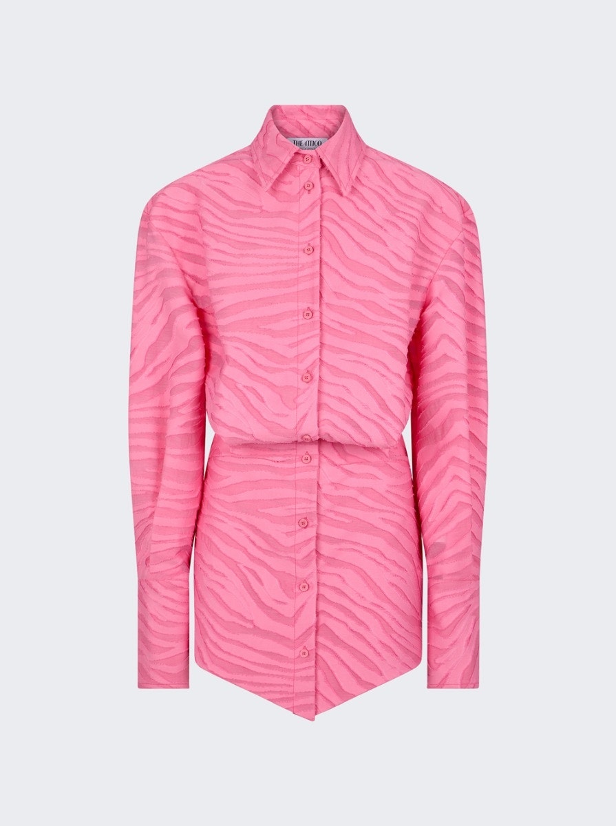 

Мини-платье Silvye The Attico, цвет geranium pink
