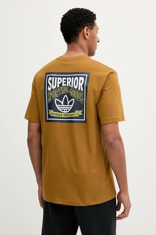 

Футболка хлопковая Graphic Lo Ss T Adidas Originals, зеленый