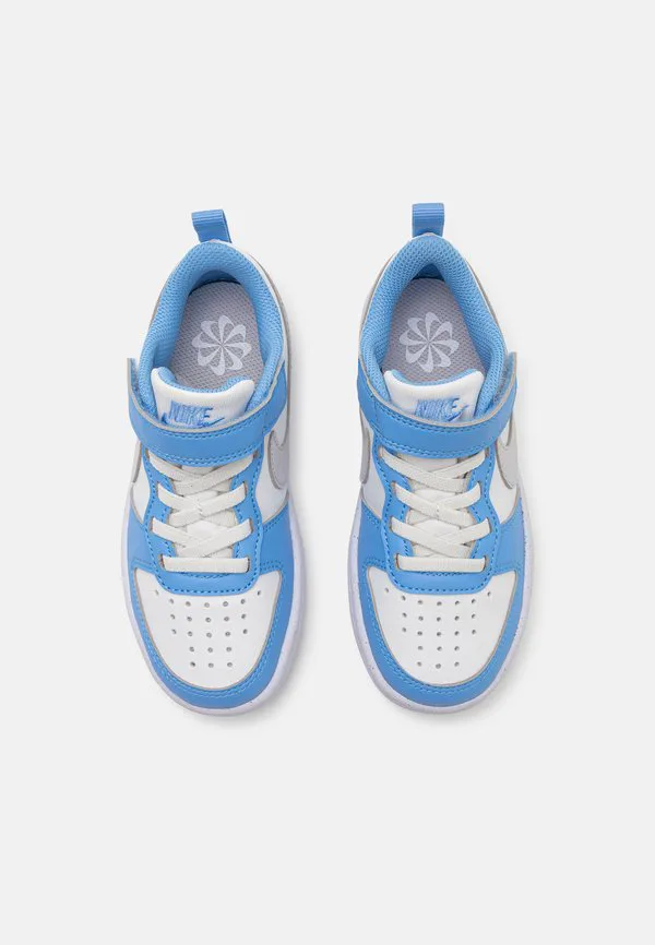 Кроссовки унисекс court borough recraft Nike Sportswear, Summit White/Vast Grey/Cobalt Pulse/White — фото 4
