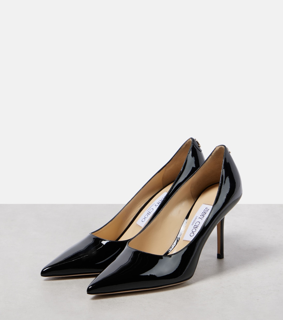 Туфли-лодочки Love 85 из лакированной кожи Jimmy Choo, черный — фото 4
