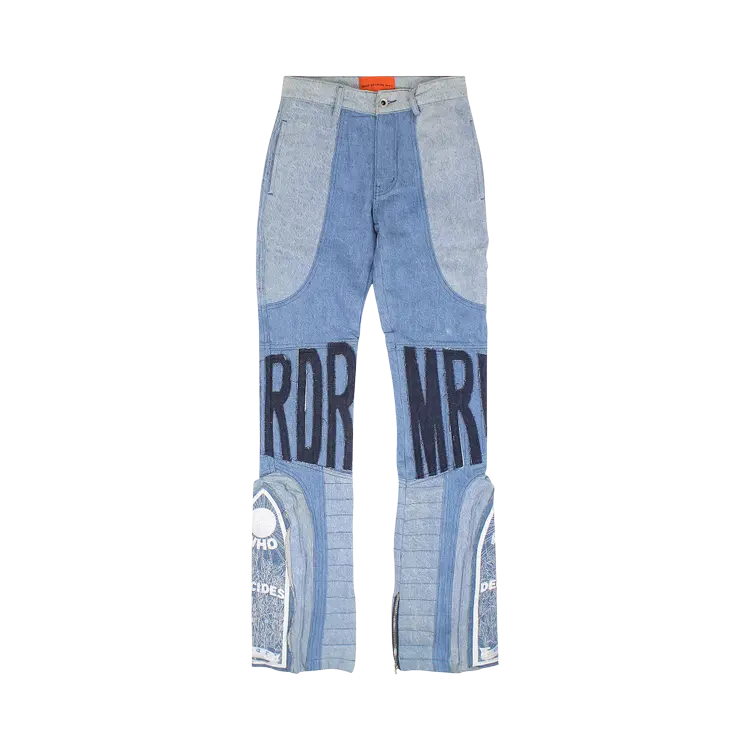 

Джинсы Who Decides War MRDR Moto Denim 'Indigo', синий