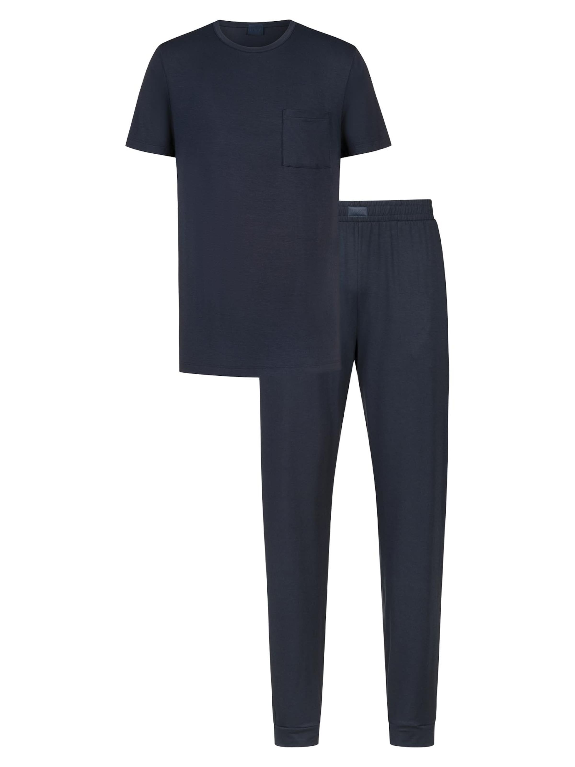 

Mey Пижама короткая 'Jefferson' в темно-синем цвете