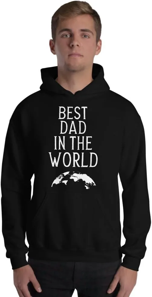 Лучший папа в мире худи Unisex Generic, черный