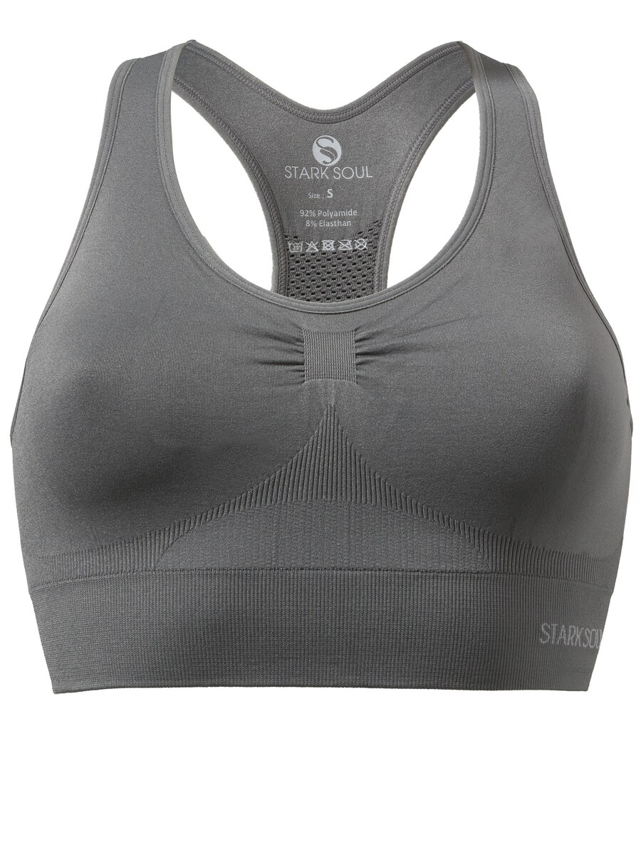 

Спортивный бюстгальтер-бралетт Stark Soul, серый