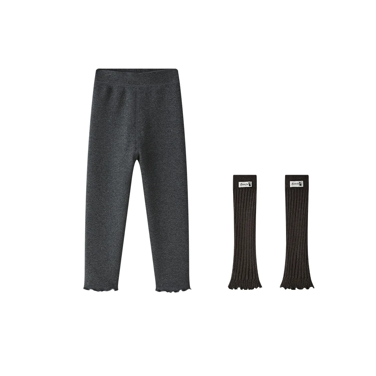 Детские леггинсы утепленные Disney, темно-серый