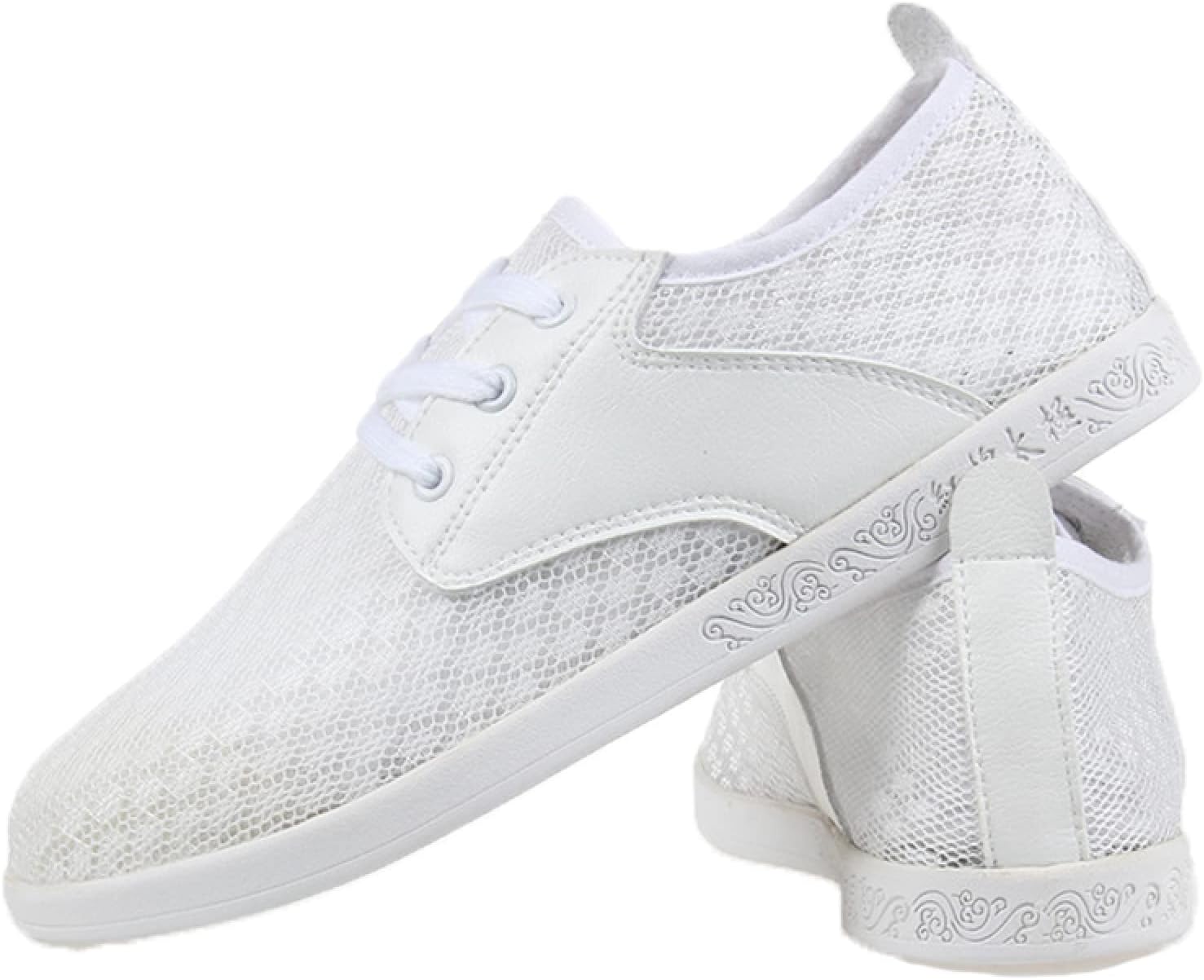 

Летние дышащие кроссовки для боевых искусств, тренировочные кроссовки, сетчатые кроссовки для тай-чи, износостойкие кунг-фу, белые, 35 Liurui