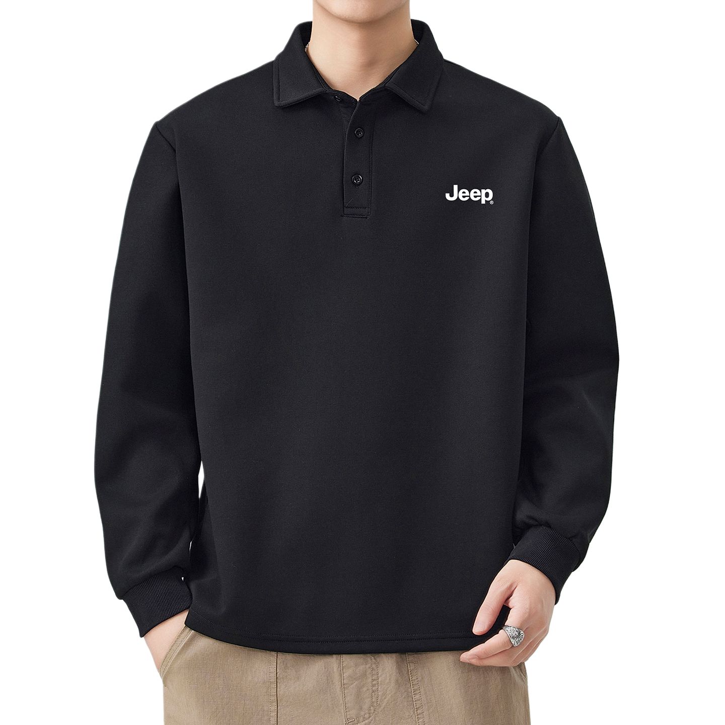 

Свитшот Leisure Collection Unisex Jeep, черный