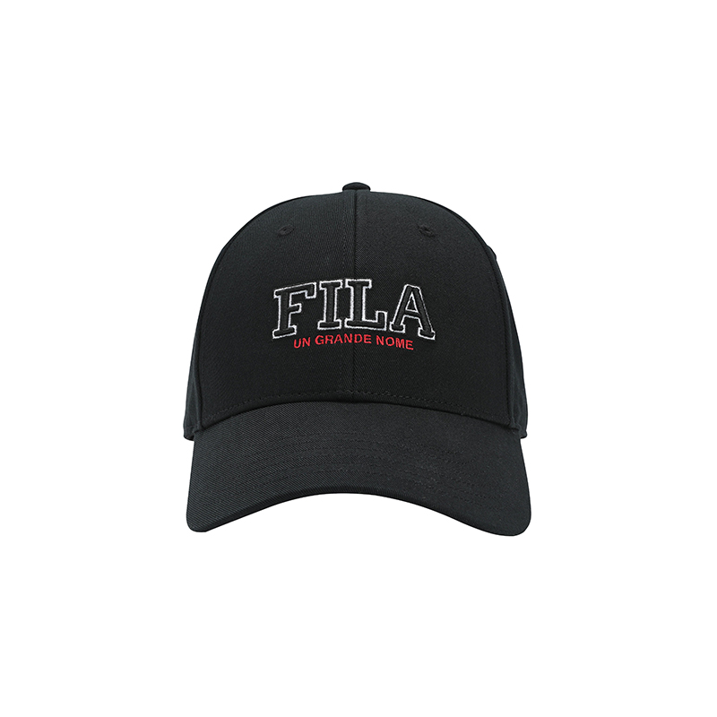 

FILA Оригинальная хлопковая бейсболка мужская угольно-черная, Jet Black