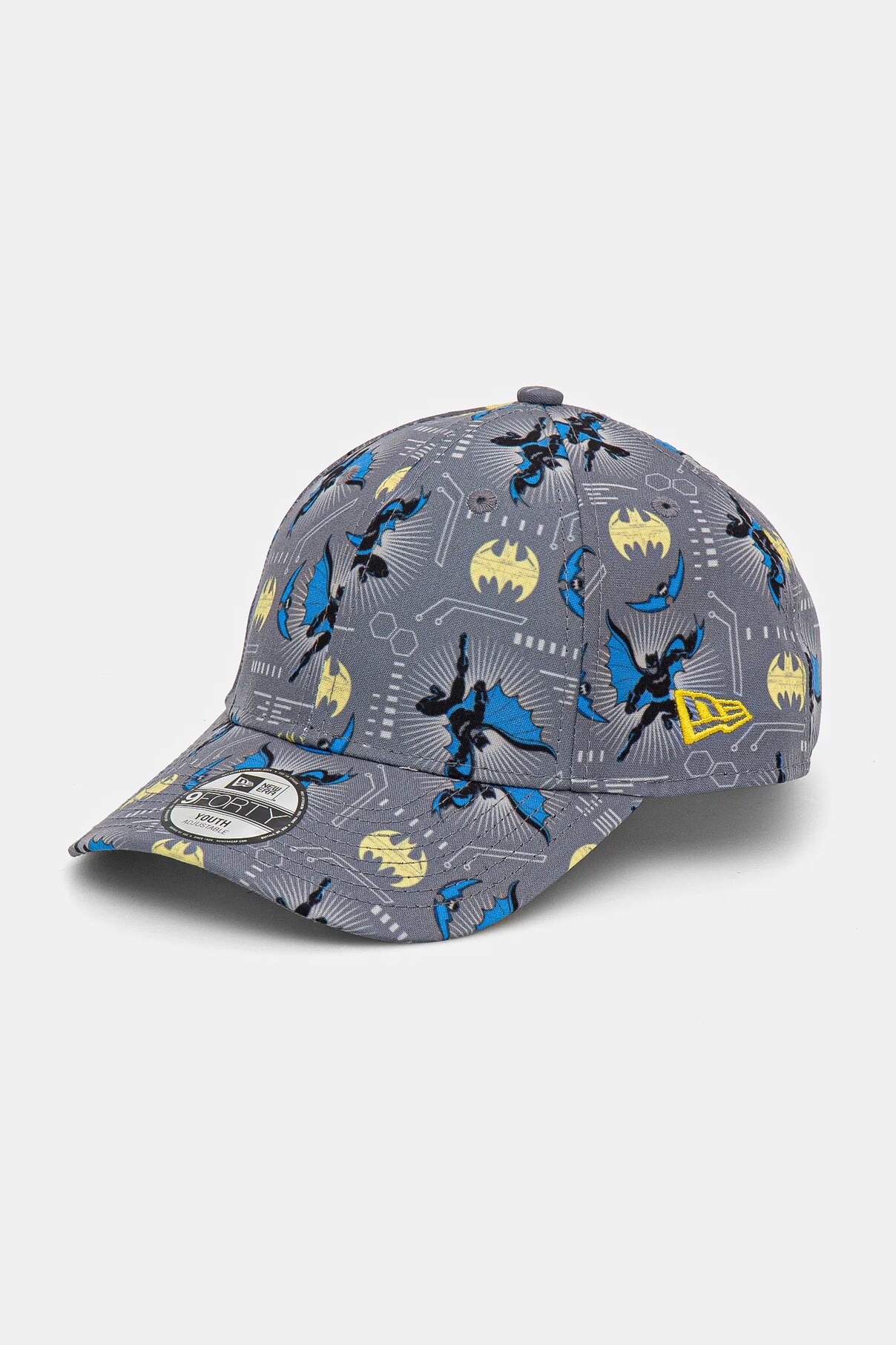 

Бейсболка детская хлопковая BATMAN New Era, серый