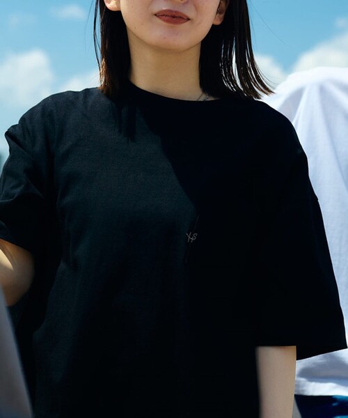 

Футболка свободного кроя из плотной ткани, устойчивая к поту, с логотипом One Point SHIPS, черный