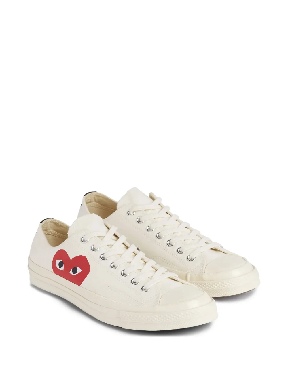Кроссовки X Converse с логотипом в виде сердца Comme Des Garçons Play, белый — фото 2