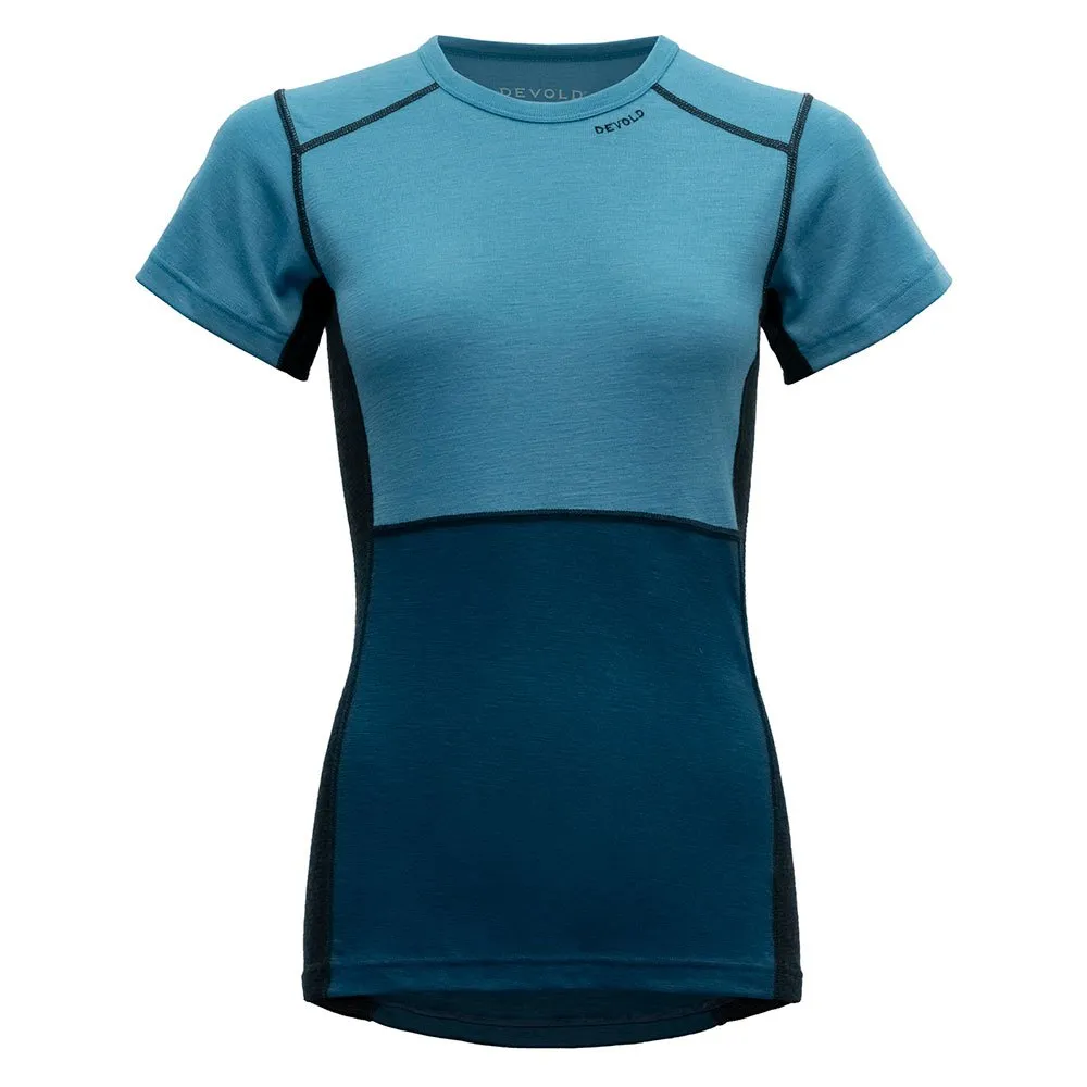 

Футболка с коротким рукавом DEVOLD OF NORWAY Lauparen Merino 190, синий
