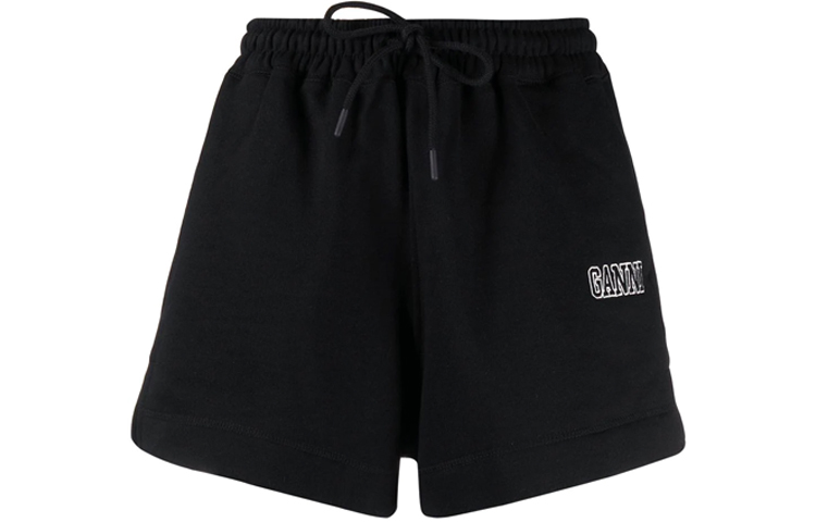

GANNI Женские повседневные шорты черного цвета
