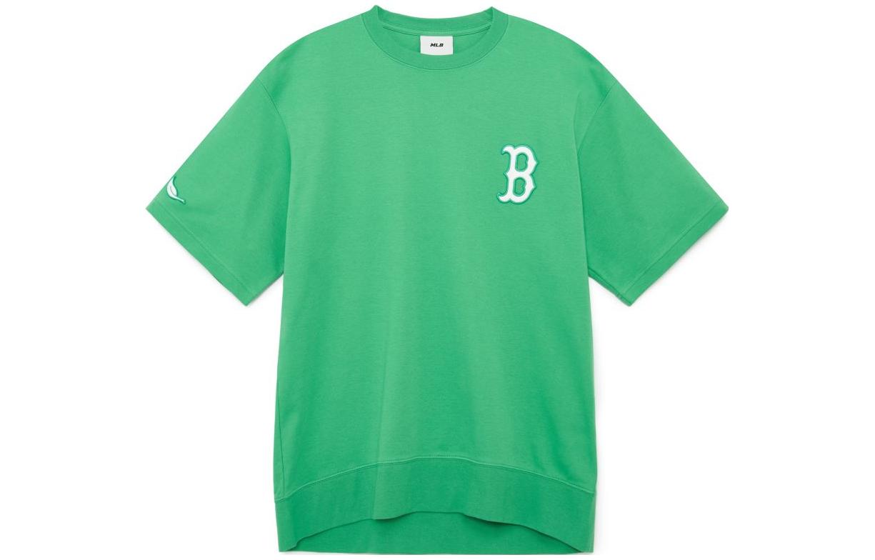 

MLB Обычная футболка женская зеленая, Зеленый, MLB Обычная футболка женская зеленая