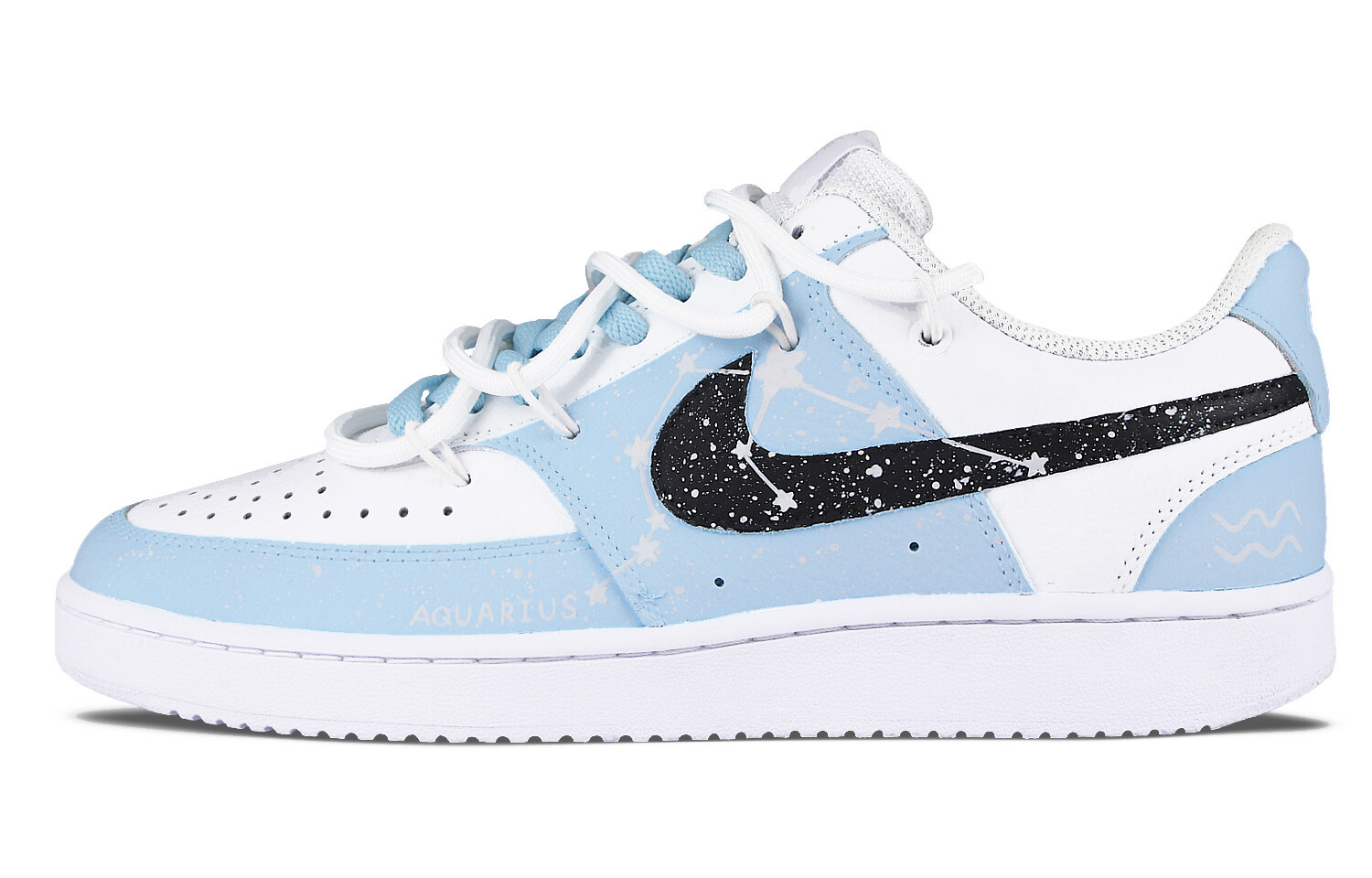 

Кроссовки Nike Court Vision 1 Skateboard Shoes Women's Low-Top White, белый