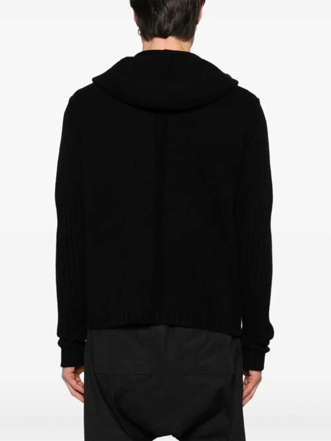 Rick Owens худи на молнии, черный — фото 4