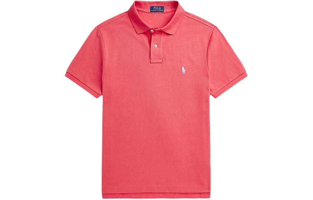 Polo Ralph Lauren Мужская розовая поло — фото 3