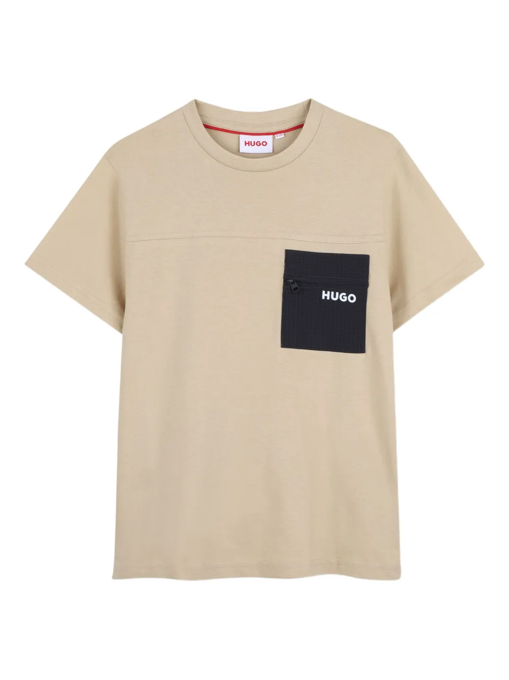 

Футболка с карманом HUGO KIDS, нейтральный