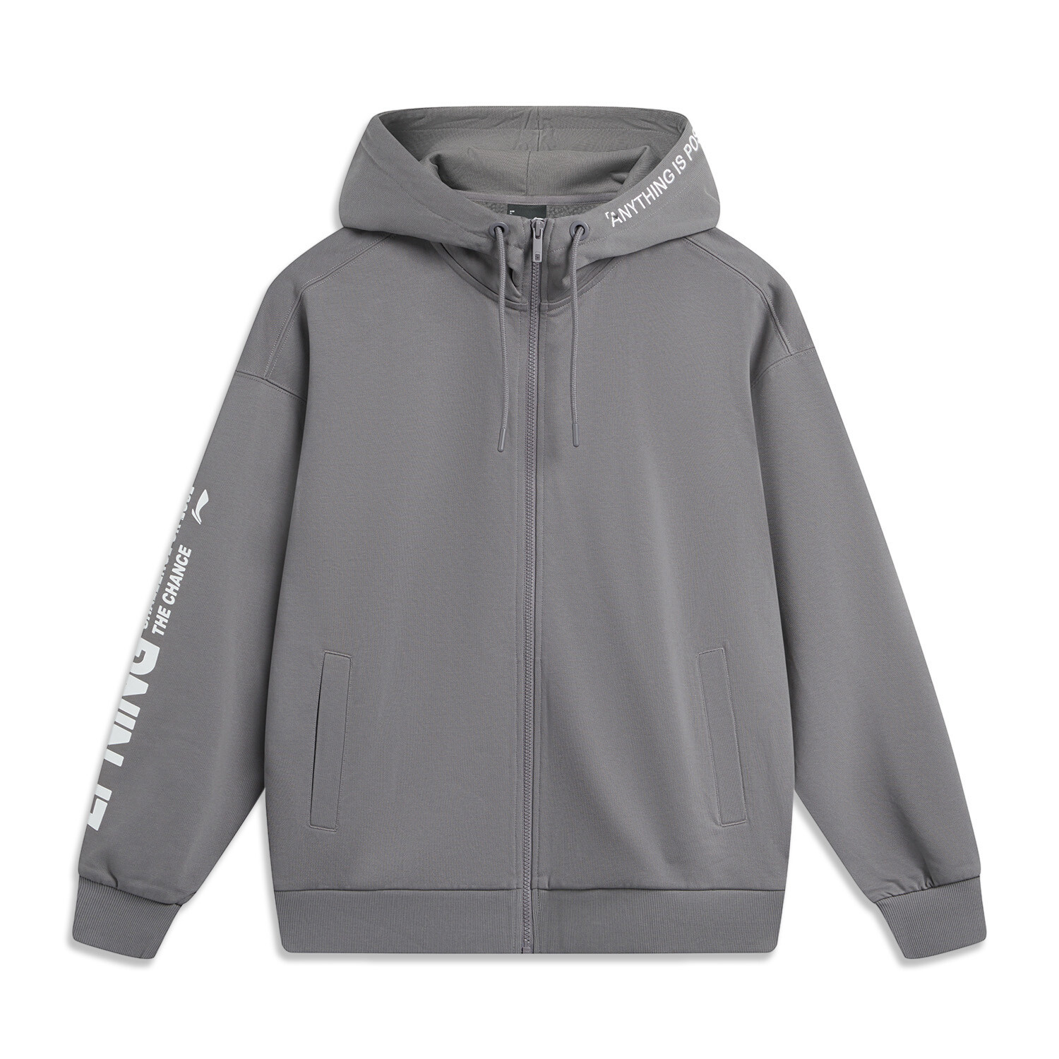 

Коллекция Sports Life Толстовка унисекс серая Lining, серый